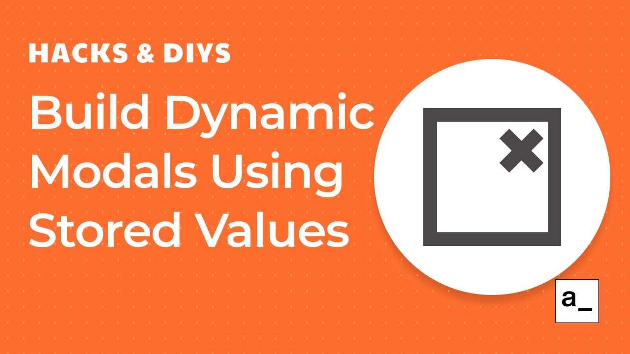 How To Build A Dynamic Modal Using Stored Values