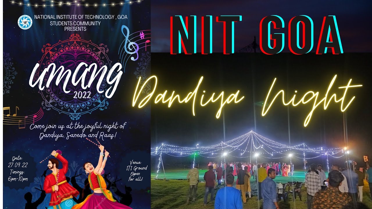 Dandiya Night | Garba Dance | Dandiya Night At Nit Goa | Nit Goa | #dandiya #nit #college #navratri