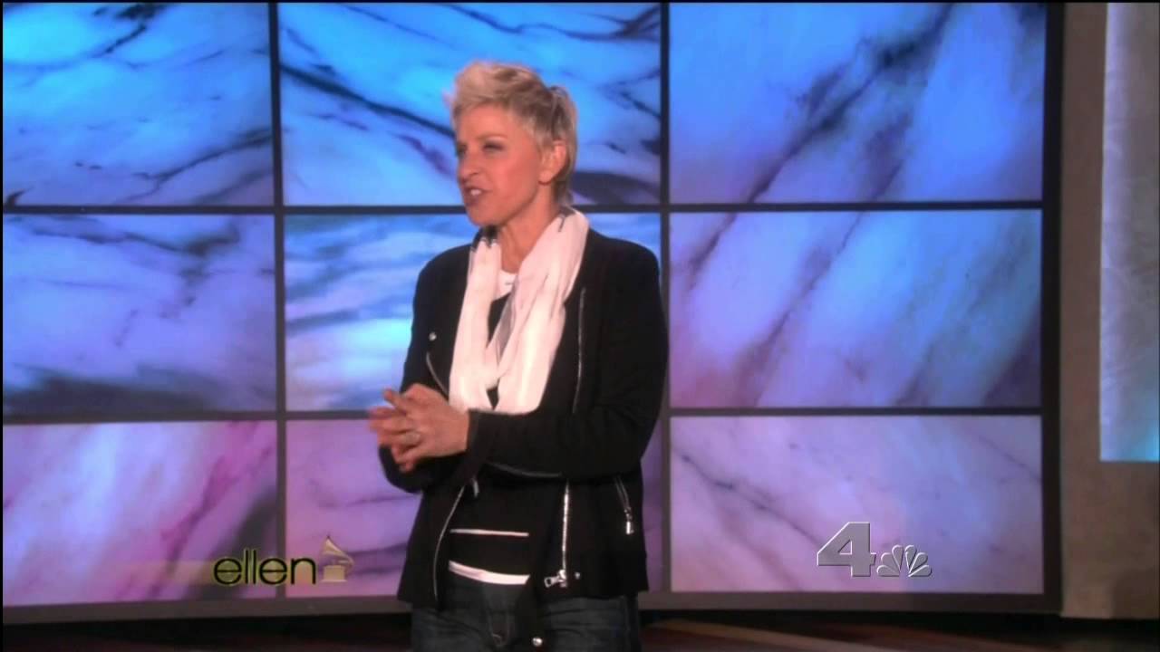 Ellen Degeneres in Thigh High Boots