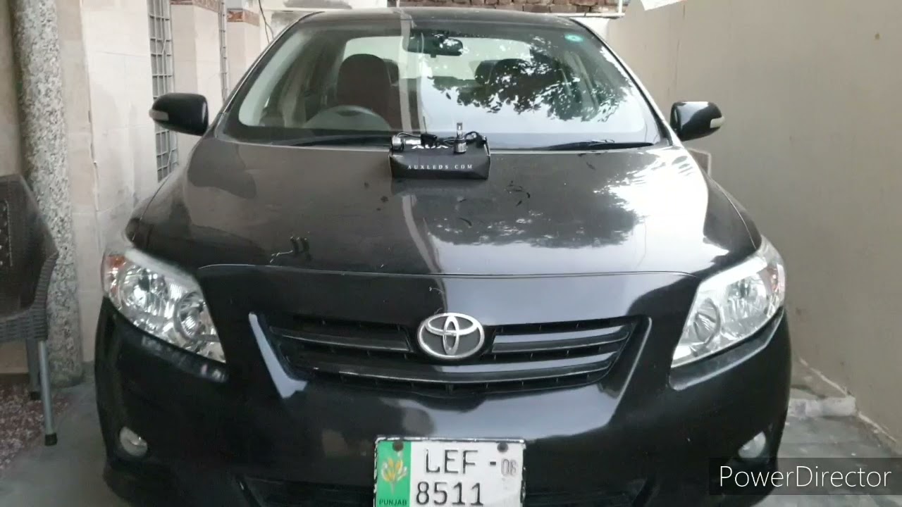 Aux Pro series 9006 leds on Corolla 2008