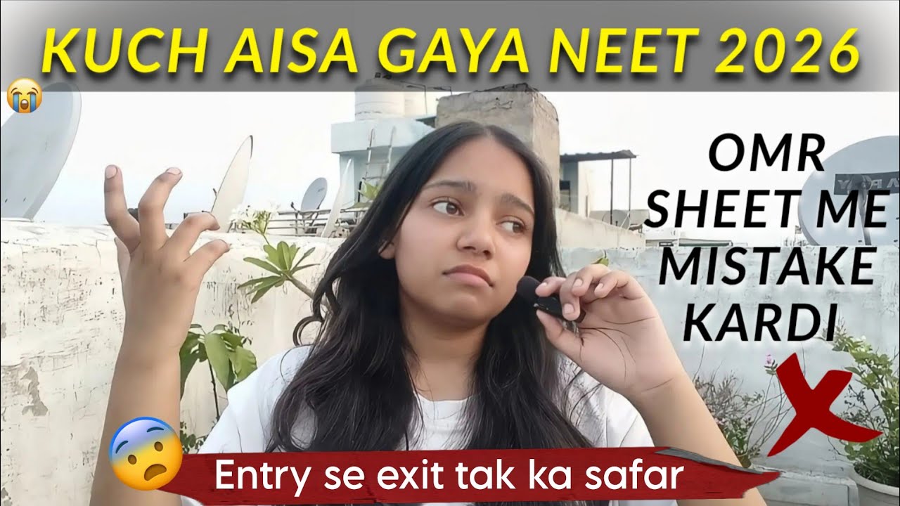 Did I ruin my NEET 2026 exam ?? 😰 Sharing my honest experience and review of my NEET exam📜🥀