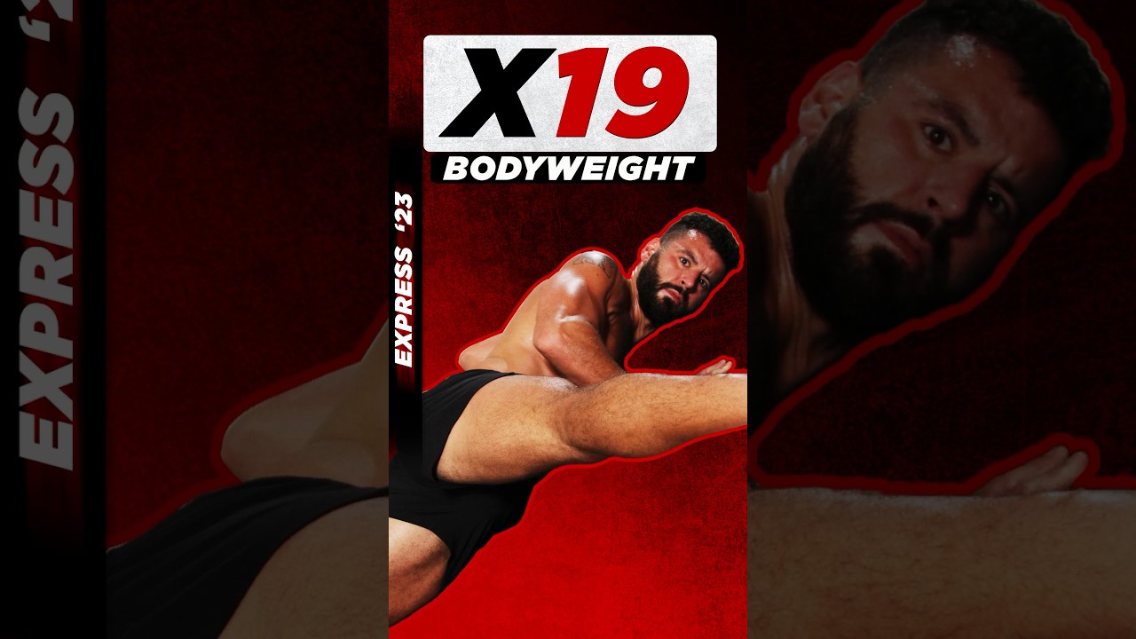 🔥 X19 Bodyweight Workout | Full Follow-Along at TheDailyBJ.com #Shorts