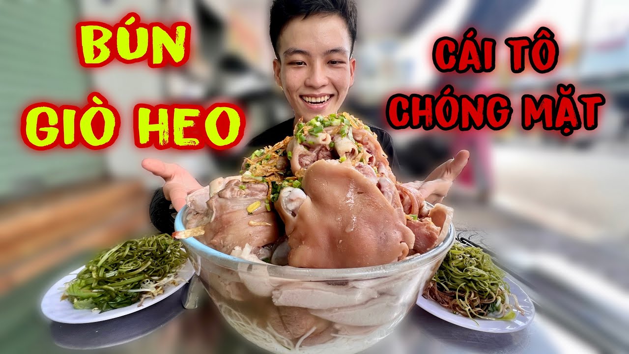 Chóng Mặt Khi Thấy Tô Bún Giò Heo Của Hoàng Tốc Độ Thử Thách Cả Nhà Đoán Xem Bao Nhiêu Kg?