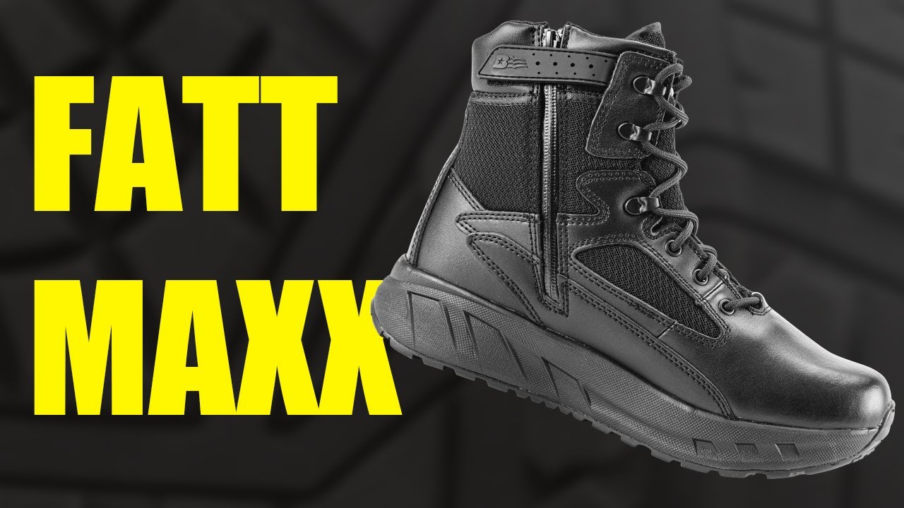 MAXX 6Z - Super cushioned maximalist tactical boot