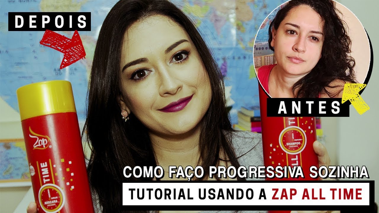 COMO FAZER PROGRESSIVA EM CASA SOZINHA #VEDA10 | Karina Krusemark