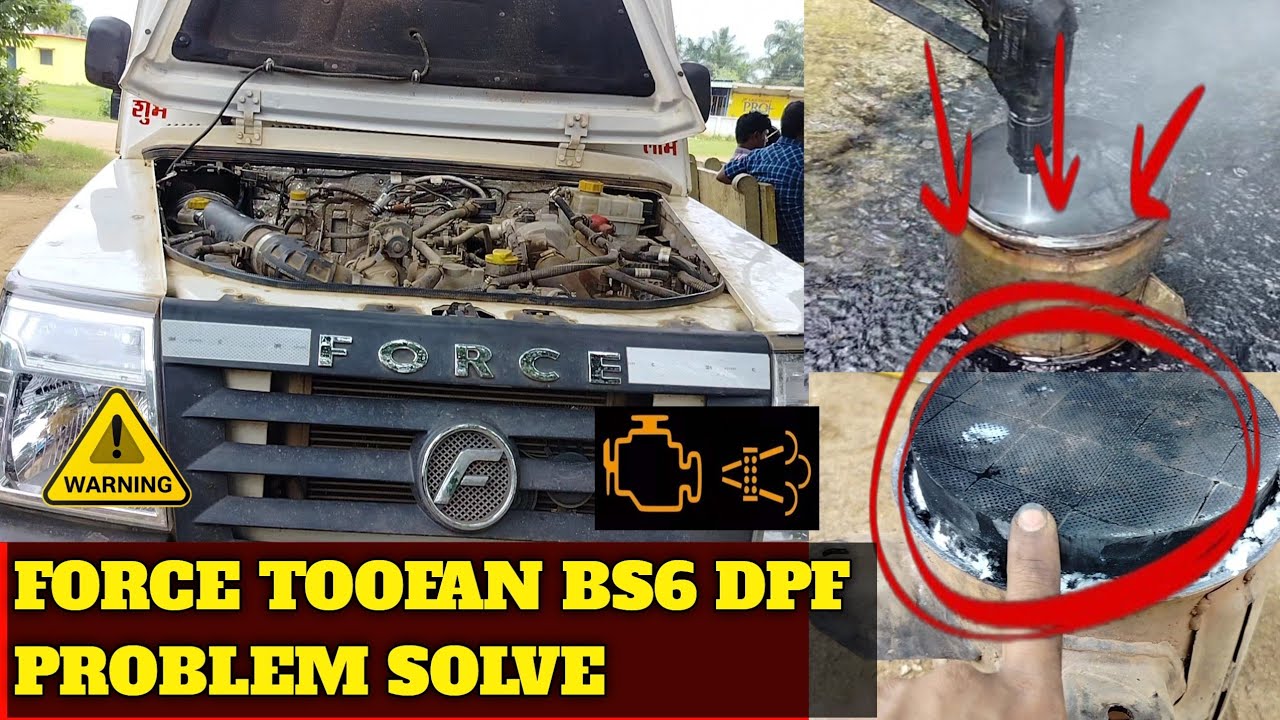 Force Toofan Bs6 DPF Problem Solve | Force Toofan Bs6 DPF Clean 🫧 | #force #dpf