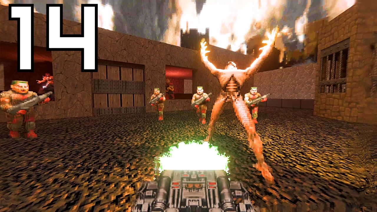 Top Tier Path Tracing Doom 2 RTX Mod Level 14