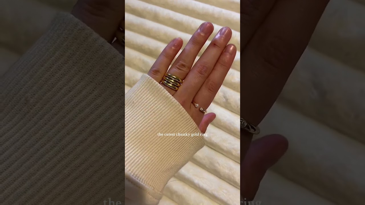 Chunky Gold Jewelry Love #jewelry #goldjewelry #chunkygold #fok