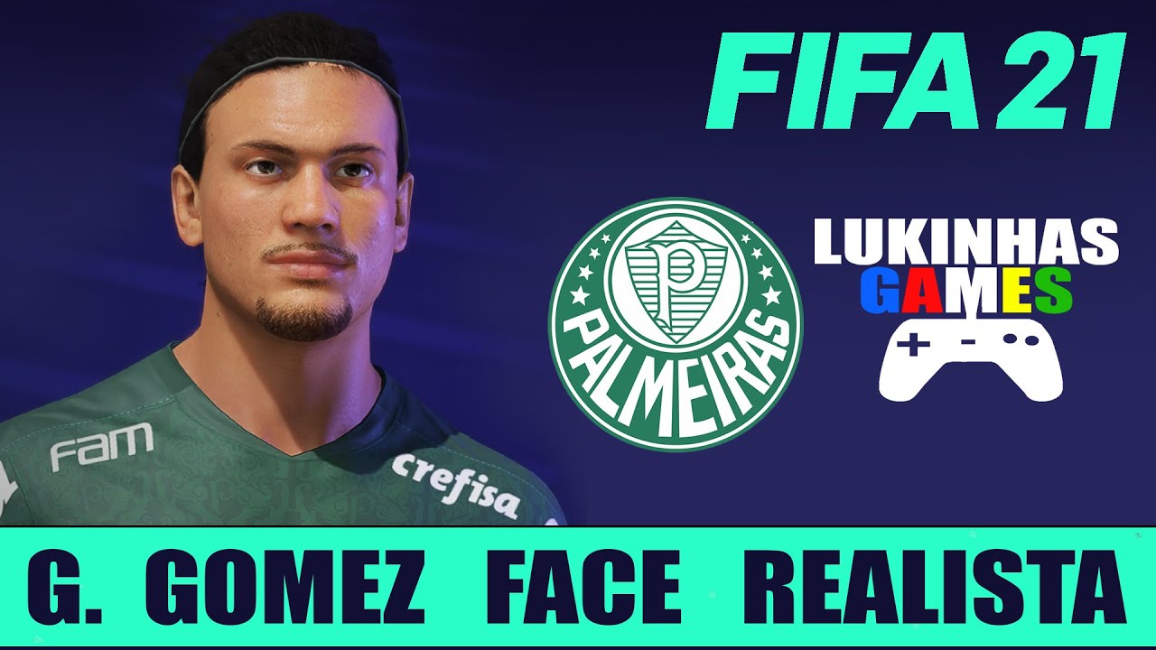 FIFA 21 | GUSTAVO GOMEZ | PALMEIRAS | FACE REALISTA | LOOK ALIKE | HOW TO MAKE | PRO CLUBS TUTORIAL