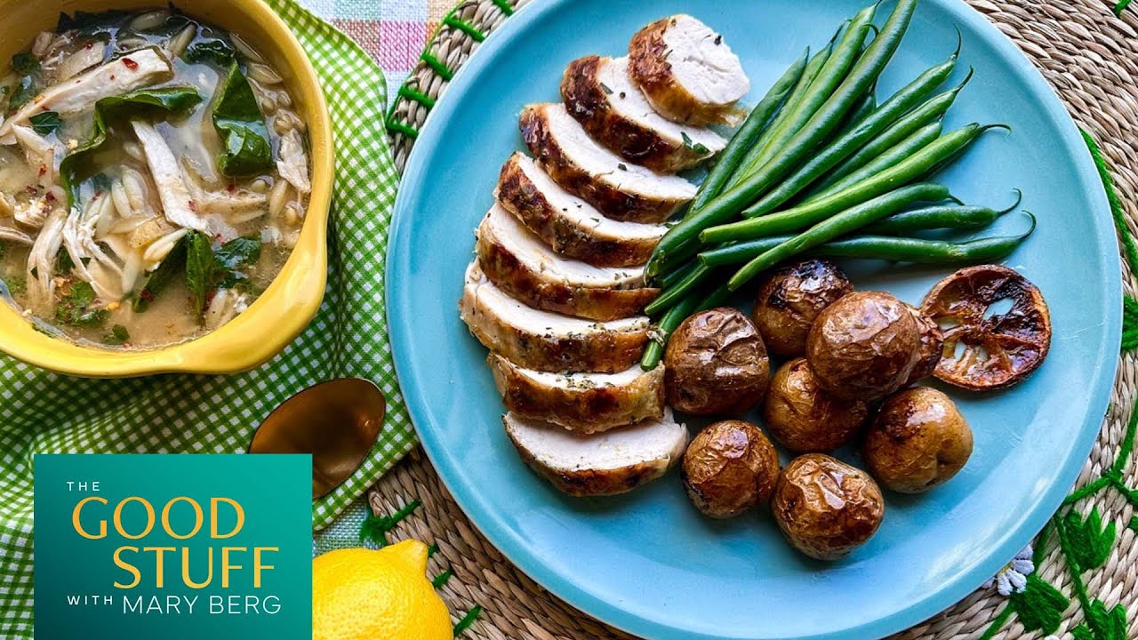 Mary's Recipe of the Day: Lemon Roast Chicken and Greens Chicken Soup  | The Good Stuff