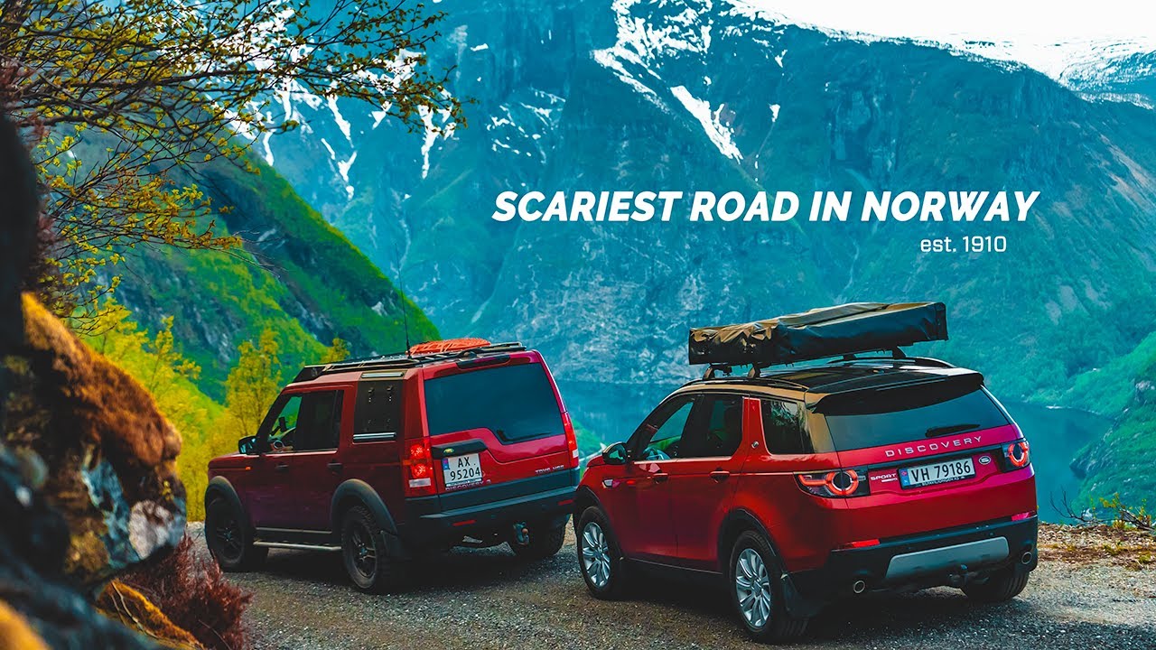 Driving the Scariest Road in Norway | Stuck in Snow | OiN JOTUNHEIM Series EP1 | Land Rover Drive