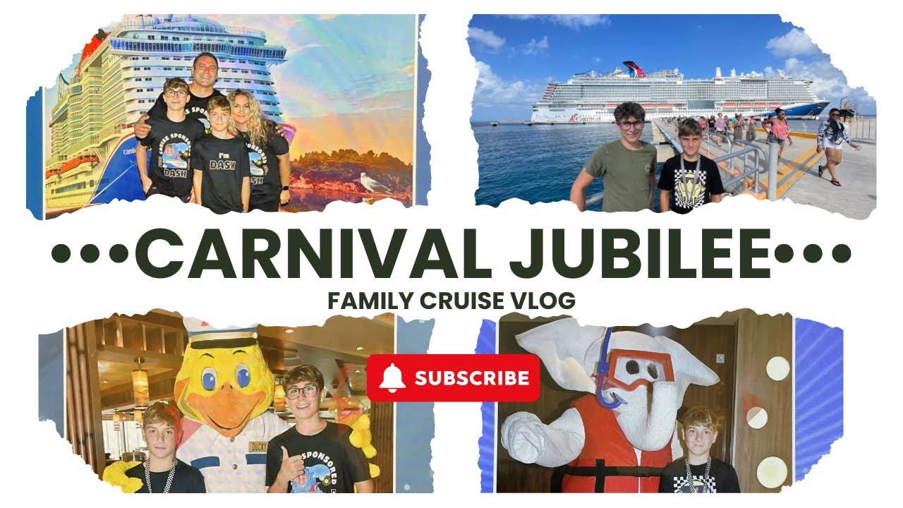 Видеоблог о 7-дневном семейном круизе «Carnival Jubilee»