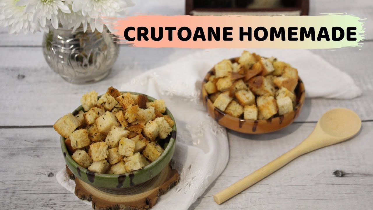 Crutoane aromate făcute în casă