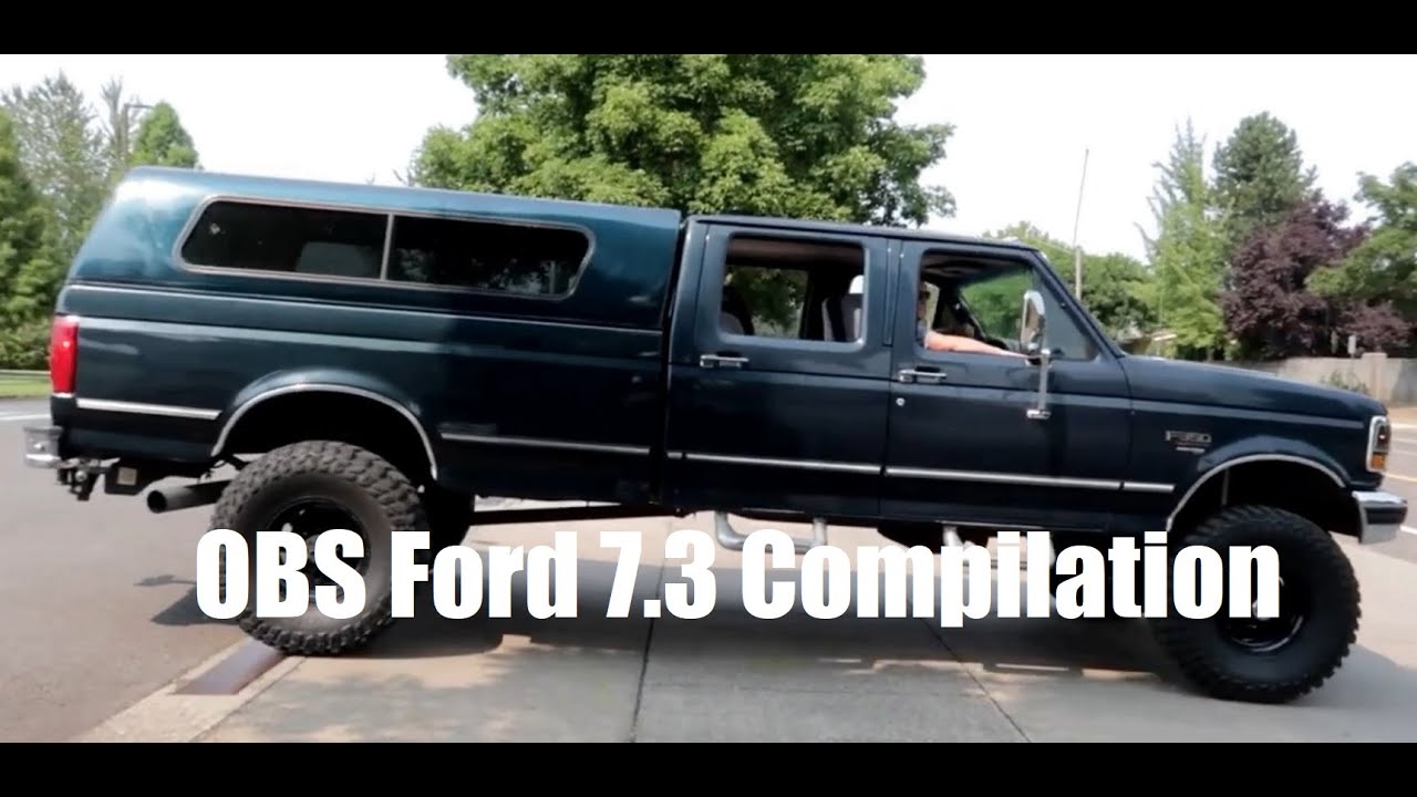 OBS Ford 7.3 Compilation #1 - Diesel Gods of the road