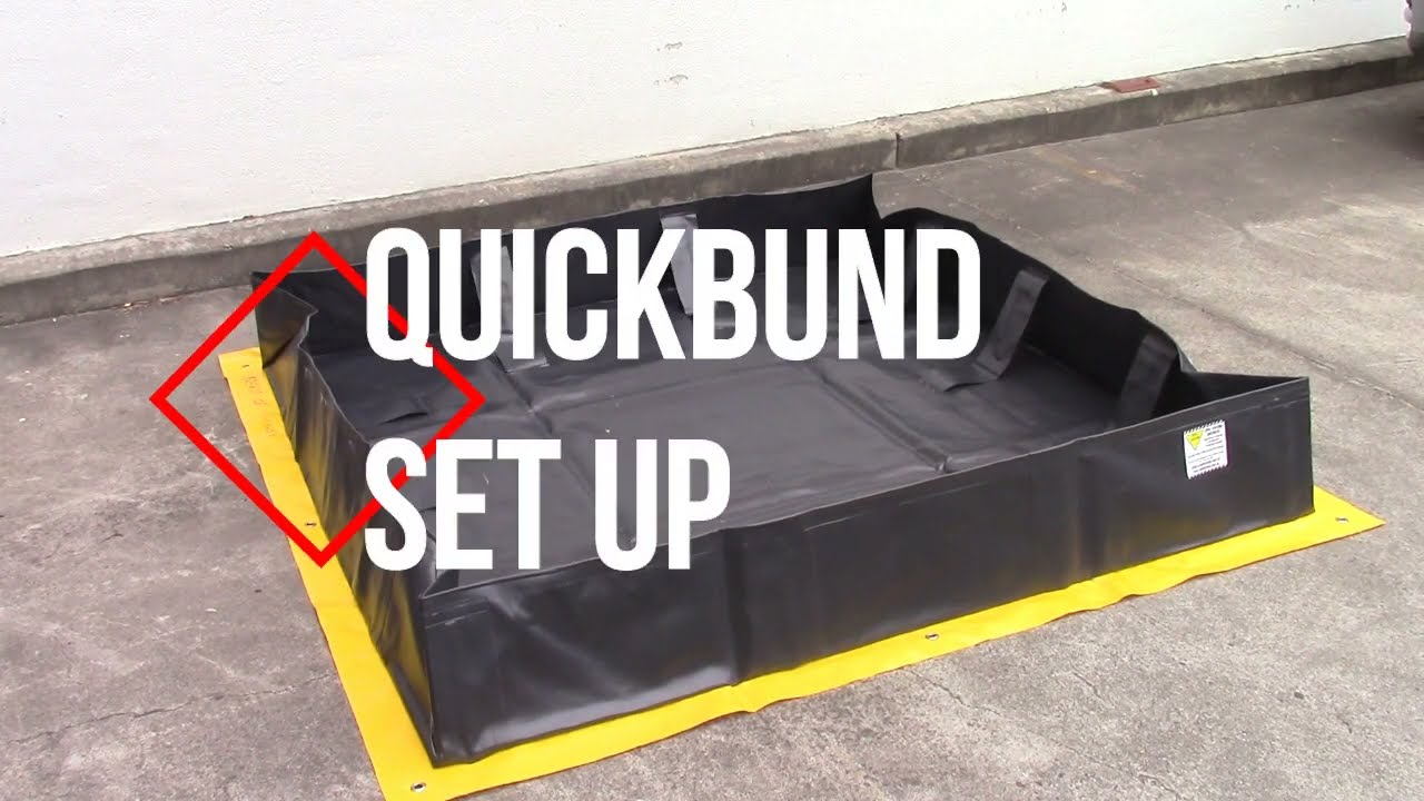 Quickbund portable bunding solution from Spill Station Australia