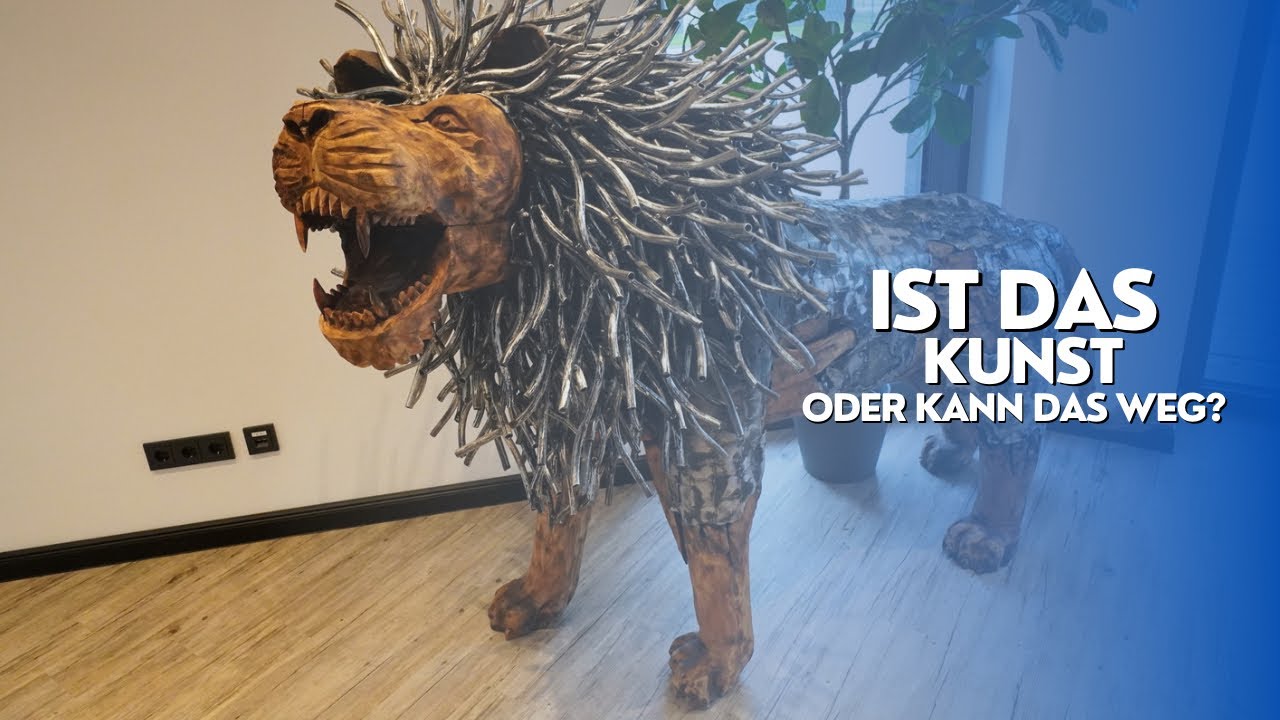 Kunst aus Holz und Stahl