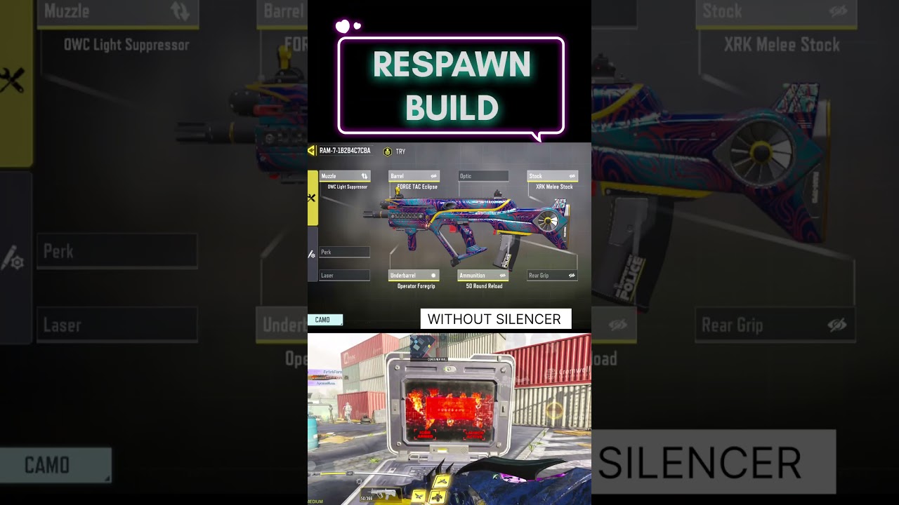 CODM RAM-7 Best Gunsmith Loadout 🔥 No Recoil Build | Call of Duty Mobile Season 8