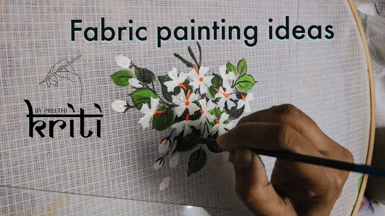 Fabric painting ideas @KritiByPreethi #fabricpainting #art #painting
