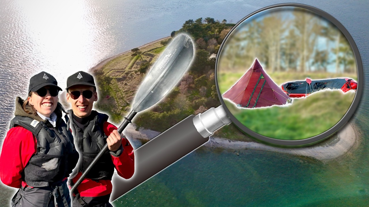 24H Biwak auf Ostsee Insel: Anfibio Packraft Rebel Duo, Tentipi Olivin Light & Lagerfeuer 🔥