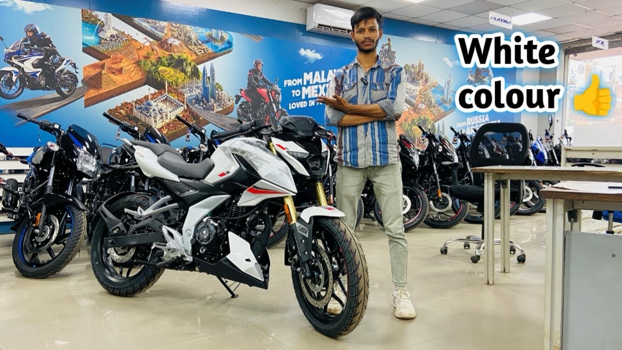 New Bajaj Pulsar N160 White Colour 👌 || Better Than N160 🤔Black Colour ?