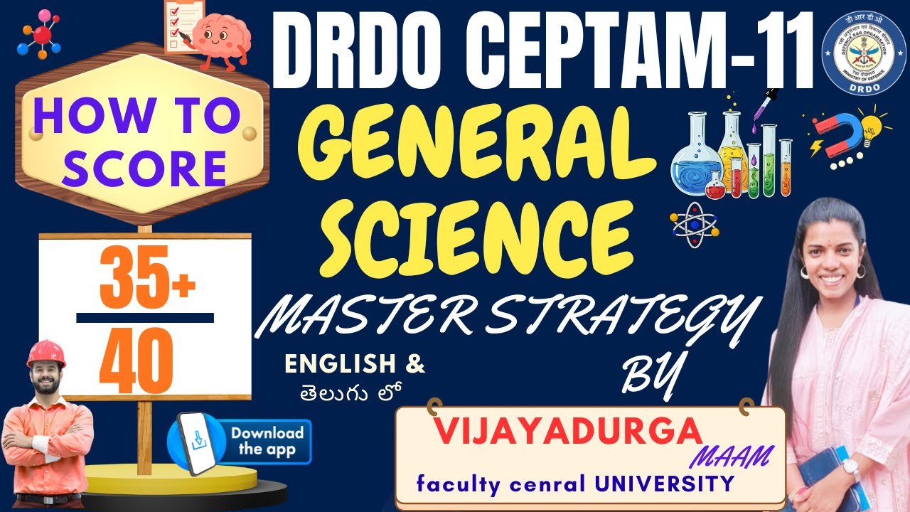 DRDO CEPTAM-11 GENERAL SCIENCE MASTER STRATEGY