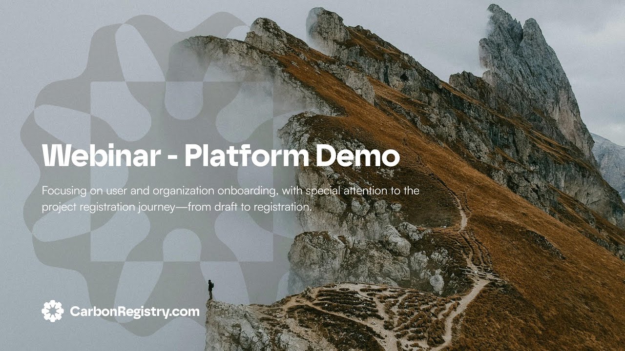 Webinar - Platform Demo