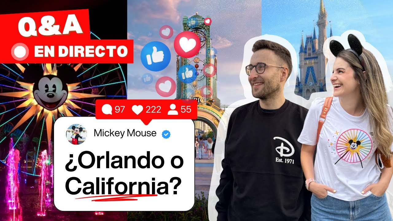 ¡PRIMERA VEZ EN YOUTUBE! 🎡 Q&A | Todo del viaje a DISNEY WORLD, EPIC UNIVERSE, DISNEYLAND...