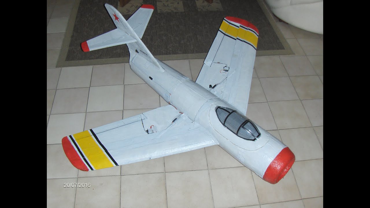 RC MIg 15 Scratch built video