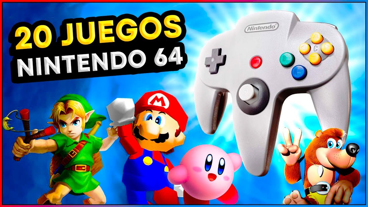 TOP 20 MEJORES JUEGOS de Nintendo 64 🏆