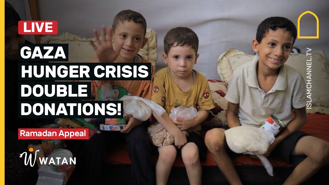 Gaza hunger crisis: double your donations! | Watan UK