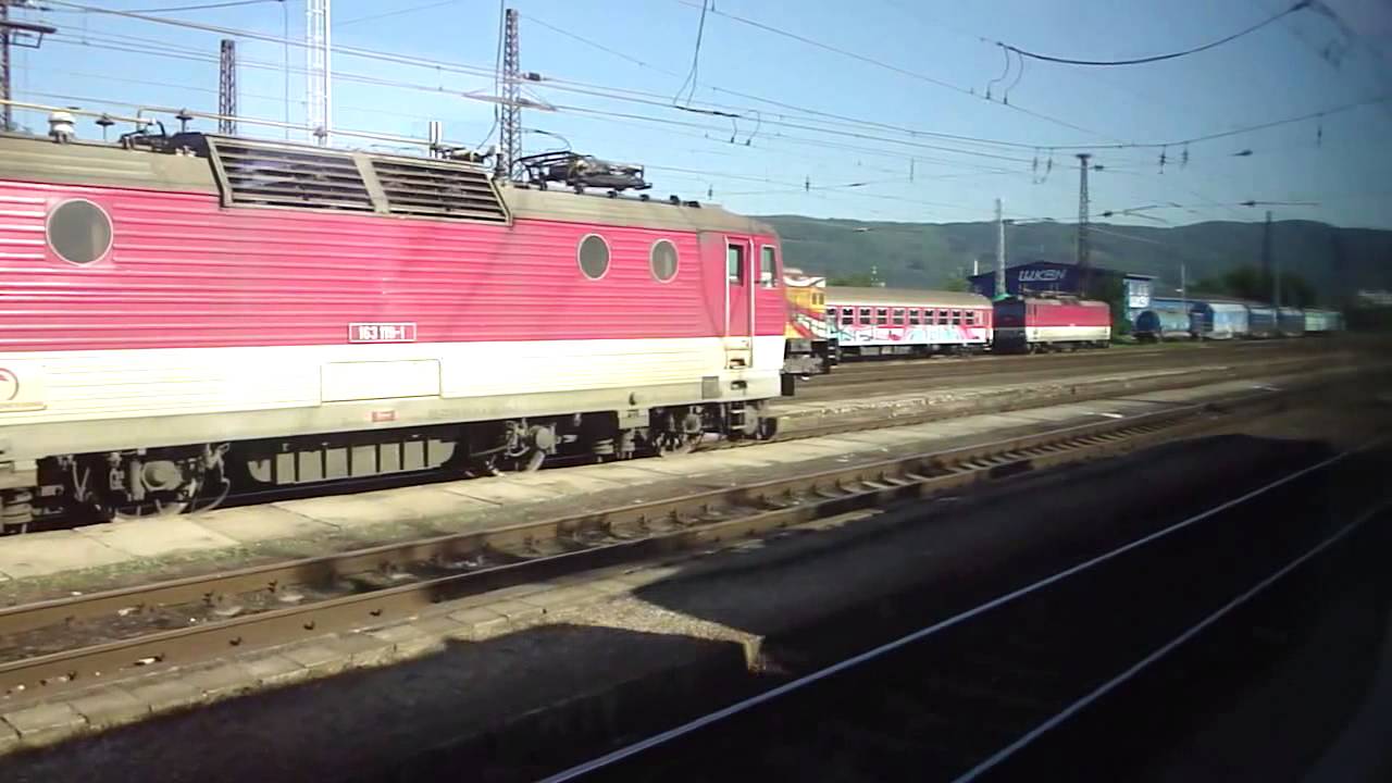 A train ride in Slovakia: Nove Mesto n. Vahom - Liptovsky Mikulas, in passenger view, part.1/2