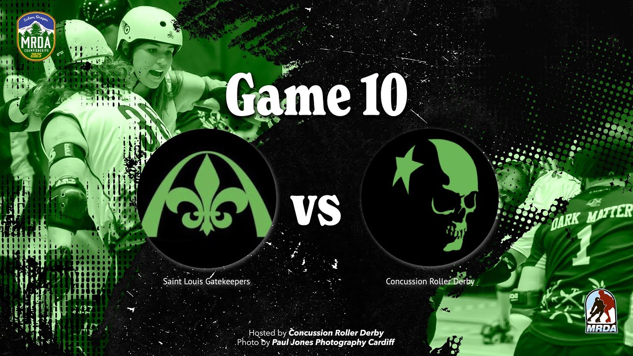 Game #10 - 2025 MRDA Championships Saint Louis Gatekeepers vs Concussion Roller Derby