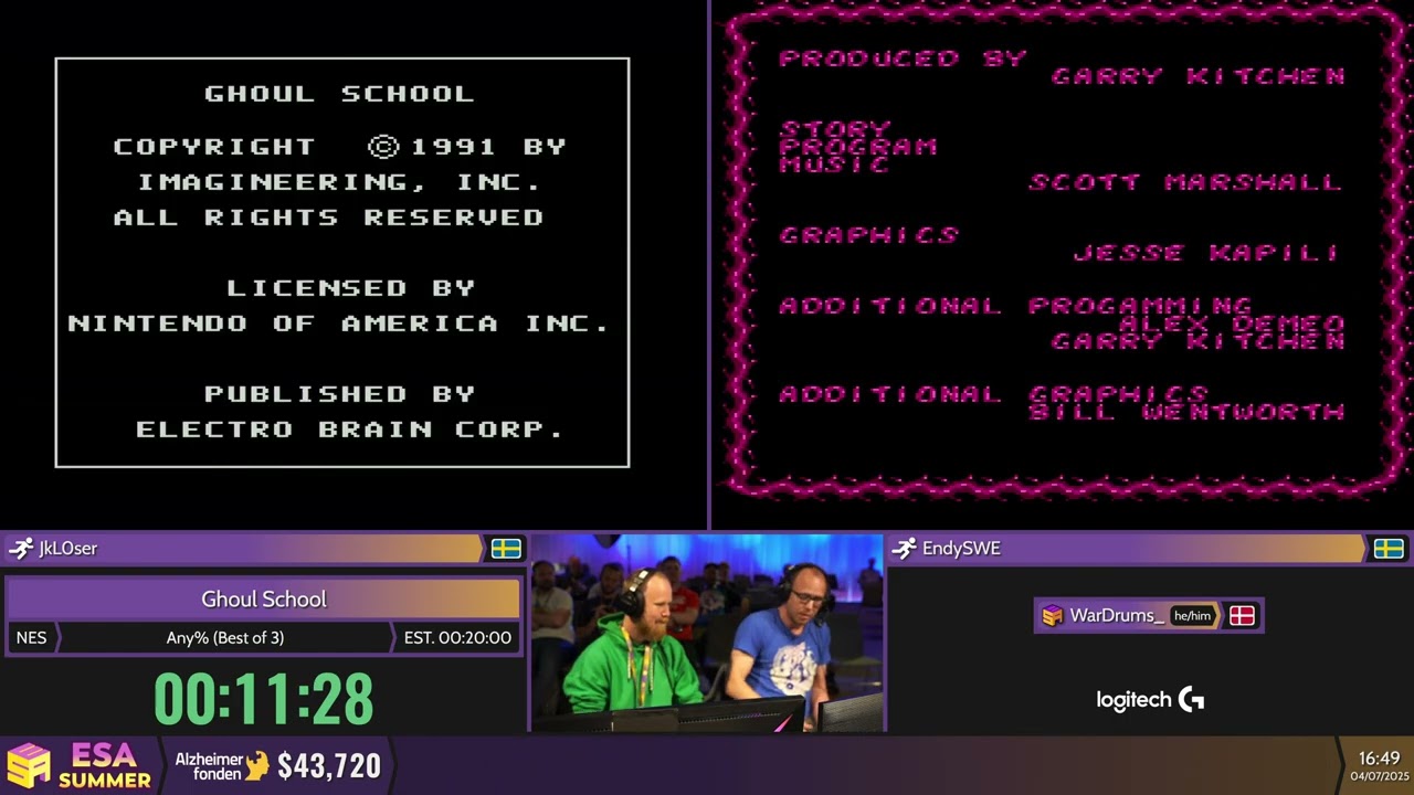 Ghoul School [Any% (Best of 3)] by JkL0ser and EndySWE - #ESASummer25