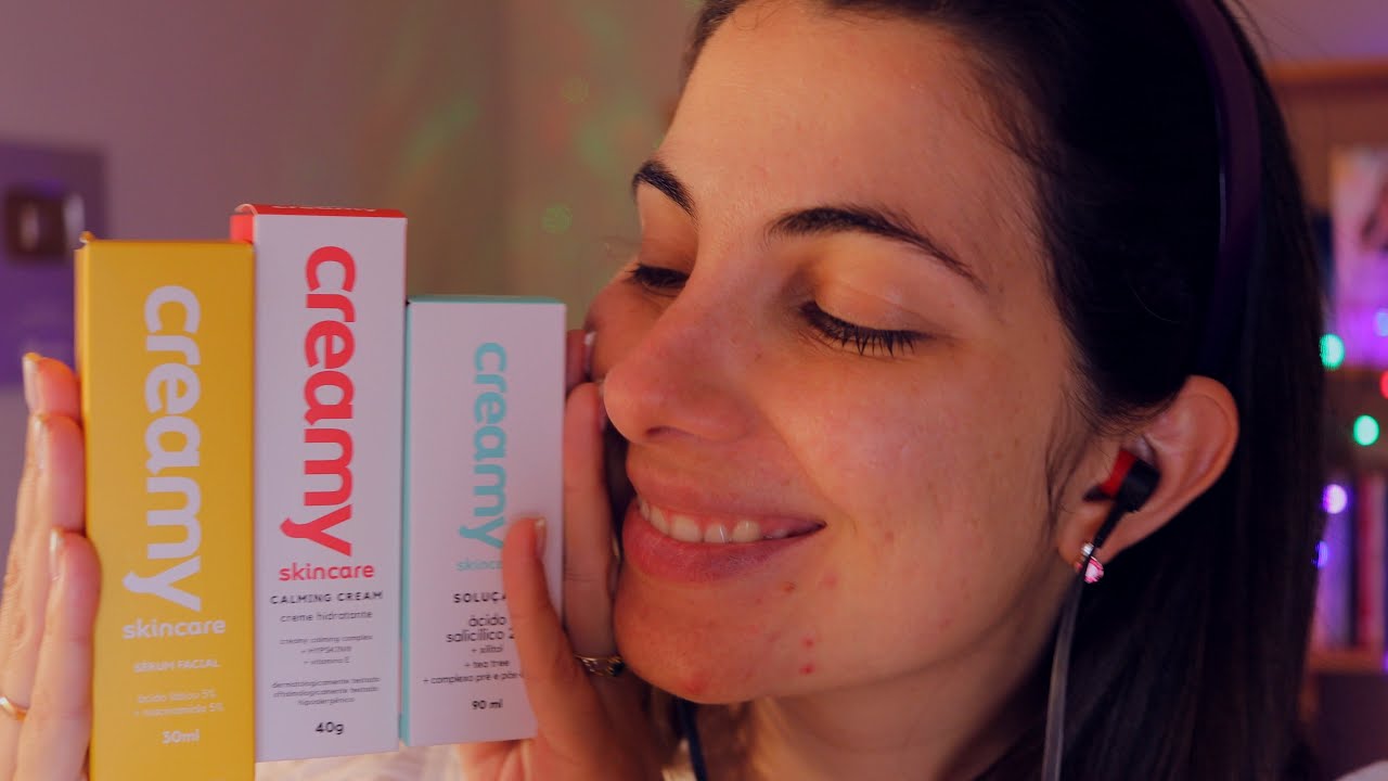 ASMR - SKINCARE NOTURNA | Creamy