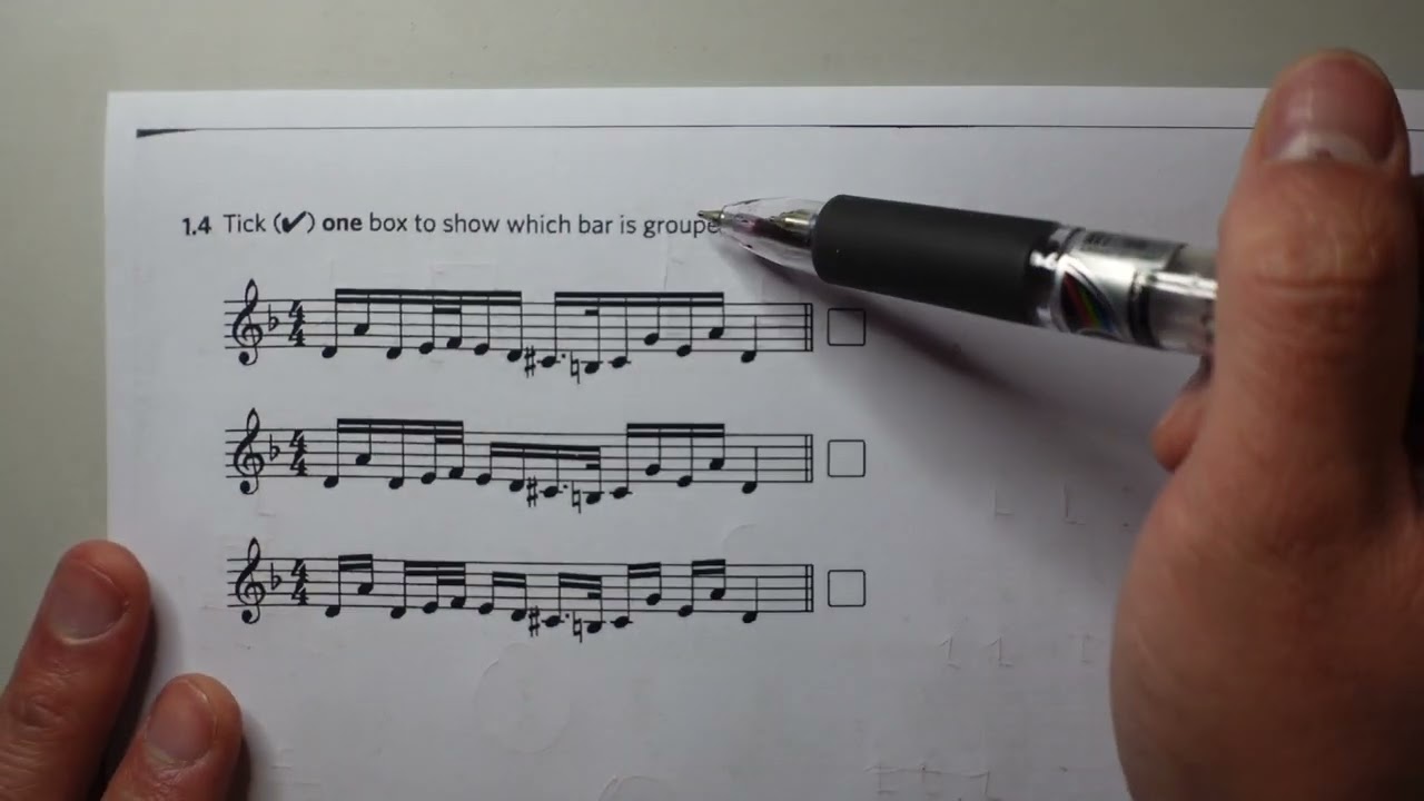 【2022B】五級樂理 | 模擬試卷 ABRSM Grade 5 Music Theory Sample Paper for new format Theory exams