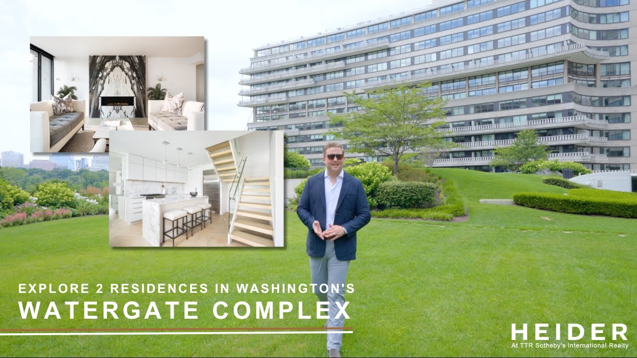 Explore Two Iconic Watergate Residences in Washington, DC