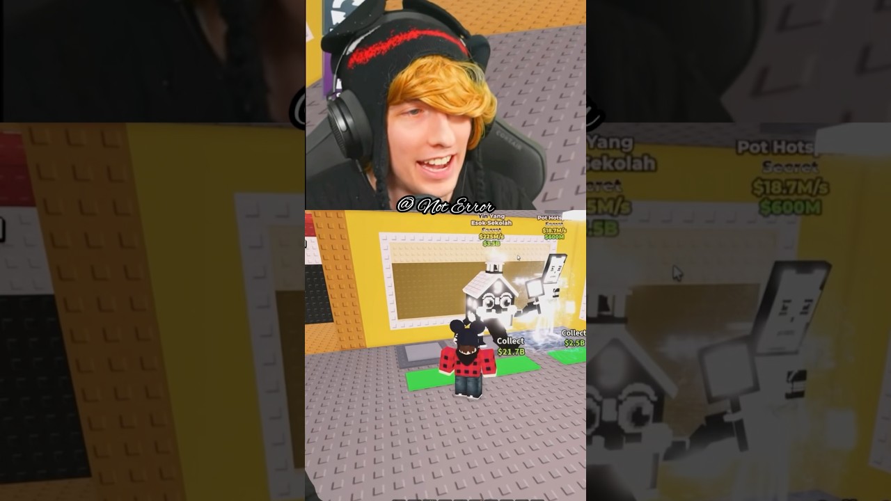 KreekCraft gets the NEW Yin Yang Esok Sekolah in Roblox Steal a Brainrot. #shorts #kreekcraft