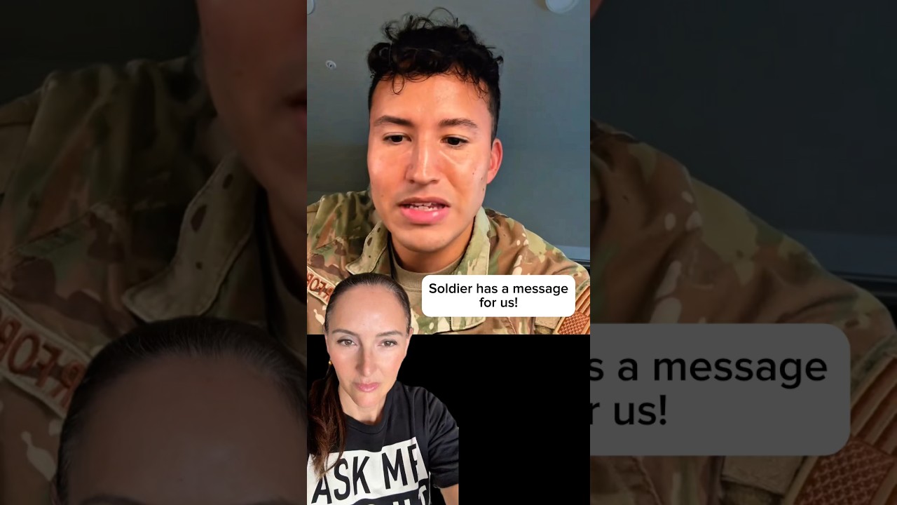 Soldier has a message for us! #God #Jesus #faith #prayer