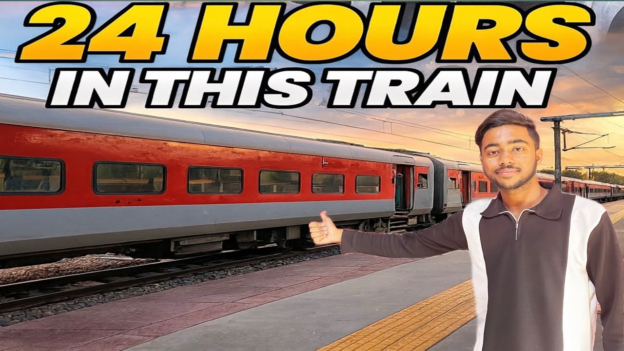 I Spent 24 Hours 😱 Inside In India's Samata Express 🚆