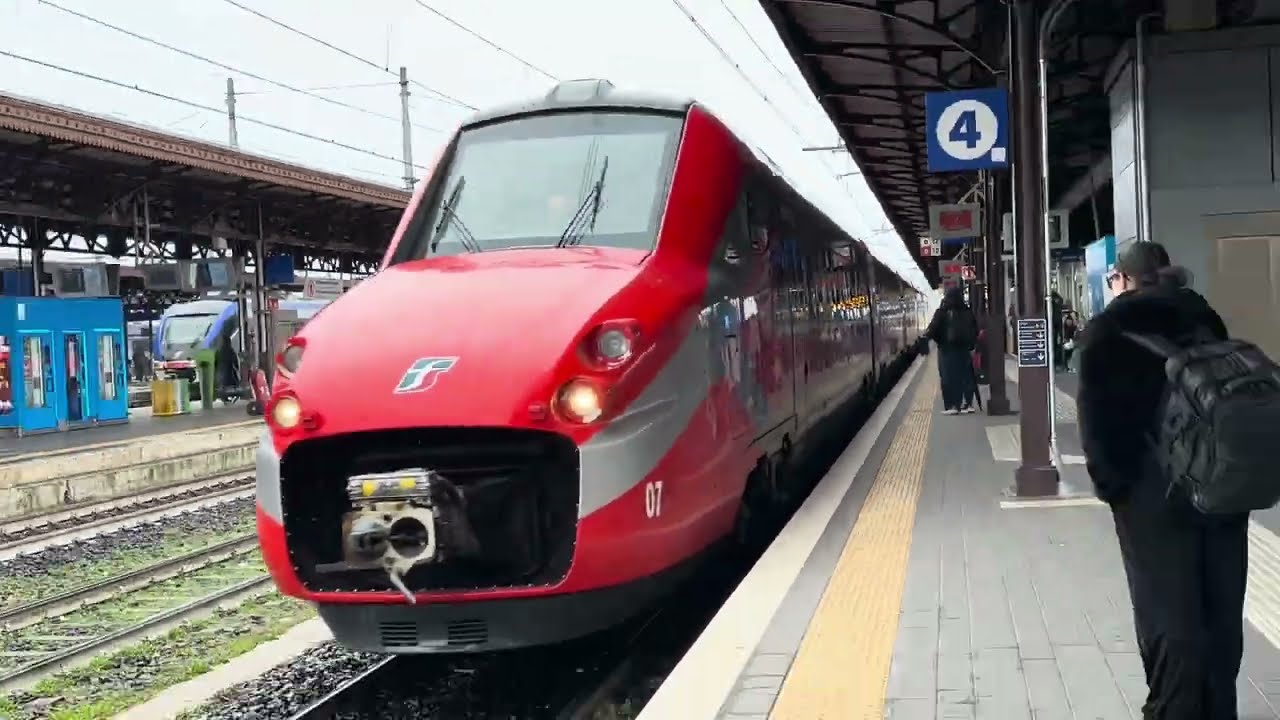 Verona Italy | Train Frecciarossa Arriving 