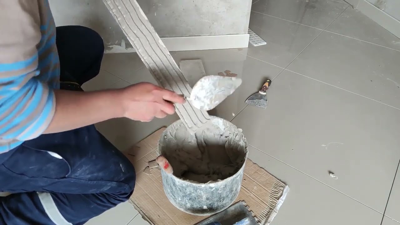 #porcelanato COMO INSTALAR 🆉🅾🅲🅰🅻🅾 de PORCELANATO en paredes paso a paso Acabados De Construcción