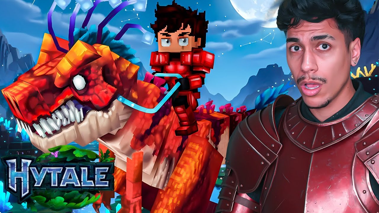 ACHEI DINOSSAUROS DO HYTALE !! HYTALE A SÉRIE EP. 4 ‹ Ine ›