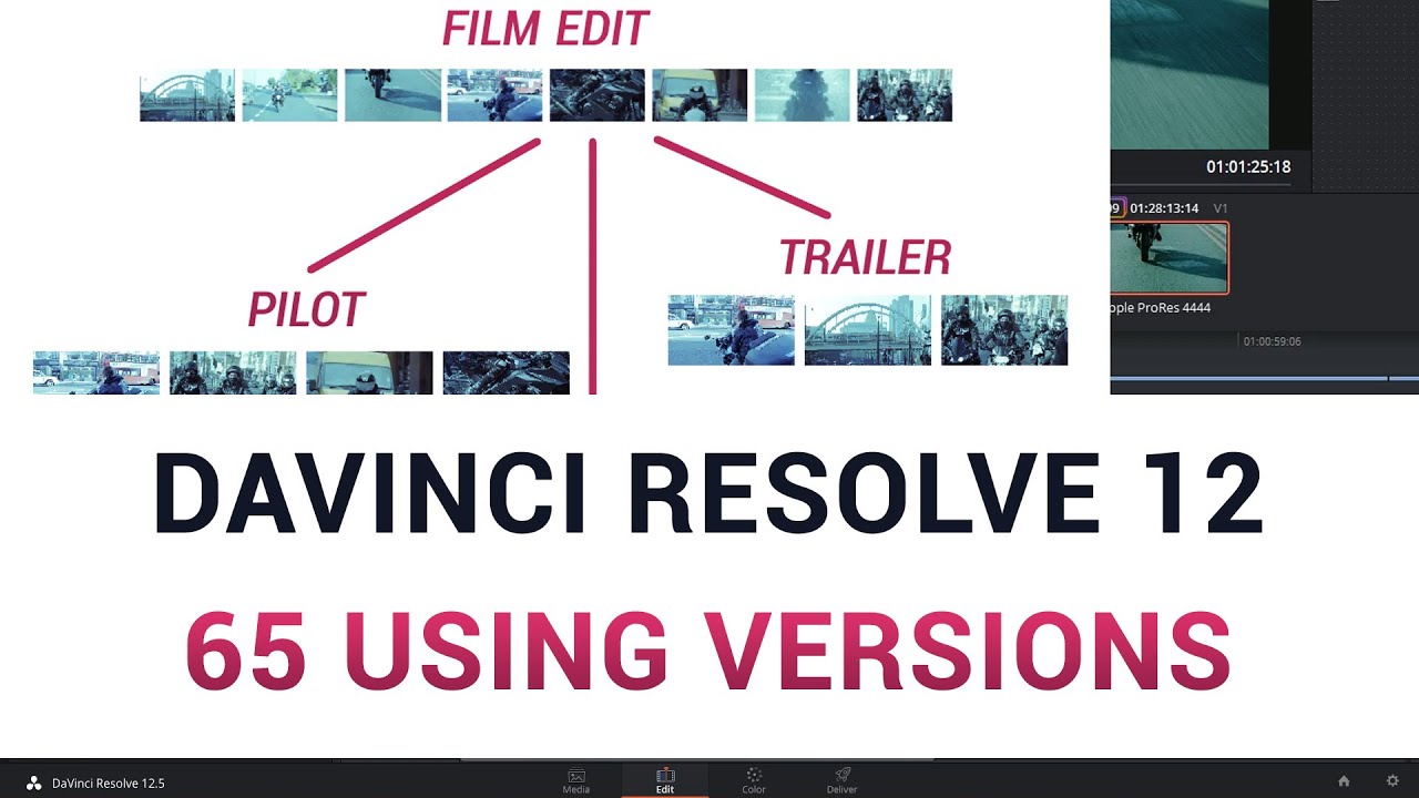 DaVinci Resolve 12 - 65 Using Versions