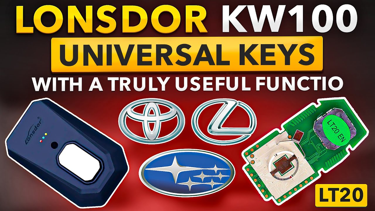 Lonsdor KW100 - Universal keys