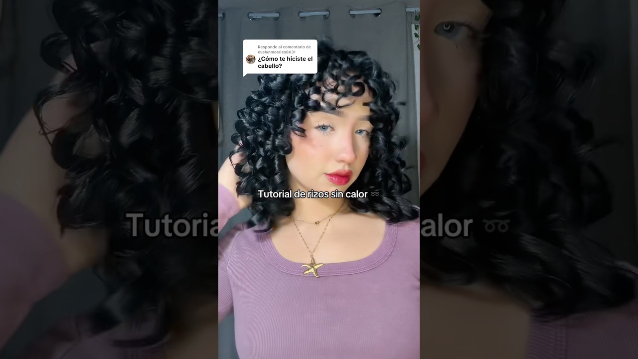 Rizos sin maltratar tu cabello✨ #hairtutorial #curlyhair #rizosperfectos #makeup