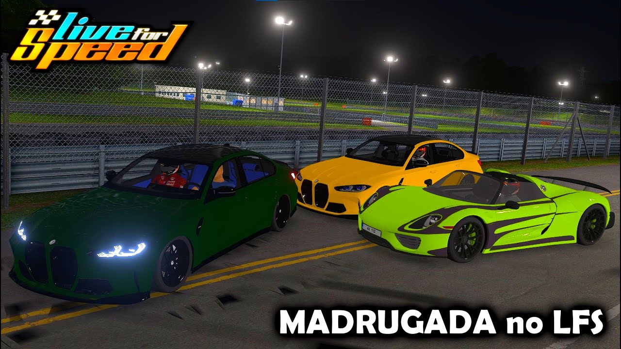 MOENDO M3 no ESCURO da MADRUGADA do LFS kkkkkkkkkk | #gaming