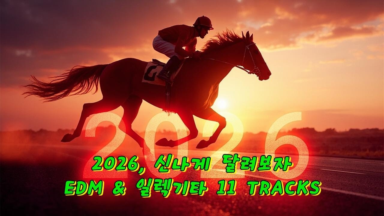 2026 : RUN - 즐겁고 신나는 해 | A Year of Joy & Energy (EDM & Guitar 11 Tracks) #edm #일렉기타 #2026
