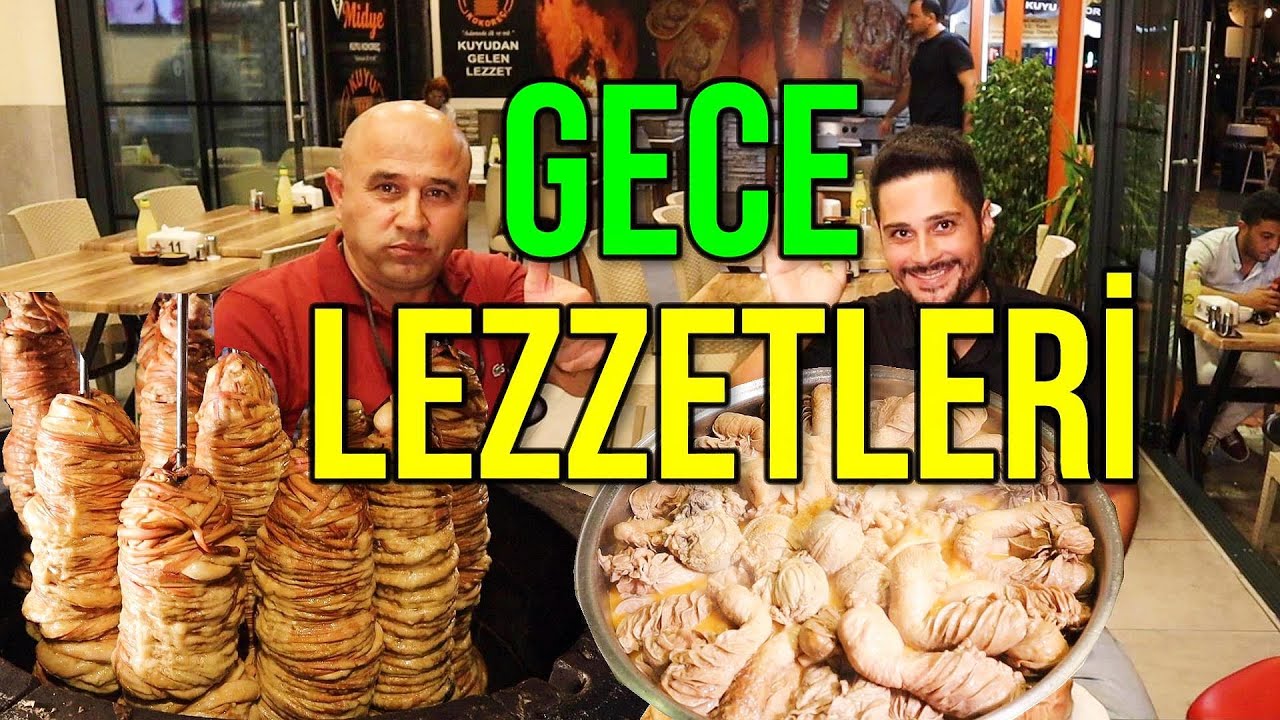 Adana Gece Lezzetlerinden Kuyu Kokoreç Ve Doyum Tabağı Yedim