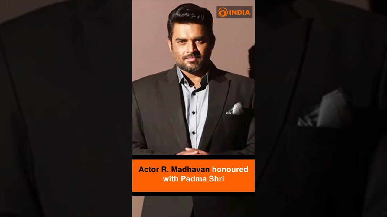 Actor R. Madhavan honoured with Padma Shri