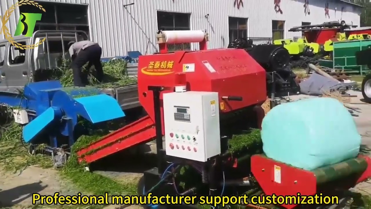 hay pick up baler machine #farmer #farm